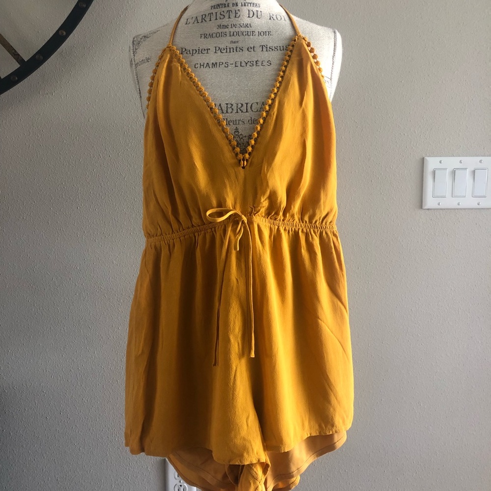 Forever 21 Gold Romper